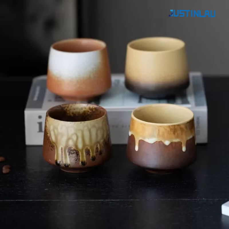 Is Japanese Lifestyle Healthy - JUSTINLAU Nieuwe Vintage Keramiek Kopjes Japanse